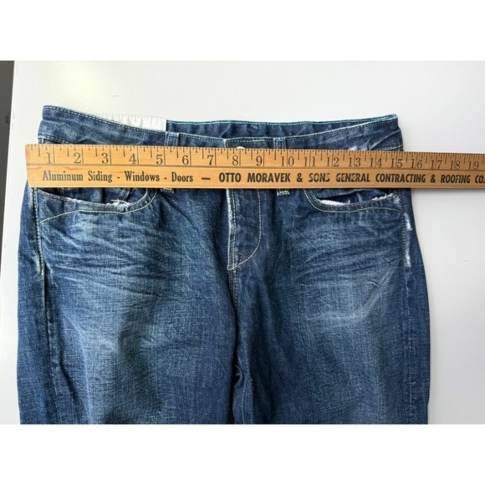 Loomstate Mens 100% Organic Cotton Straight Leg Indigo Blue Jeans Size 30 - Picture 4 of 9